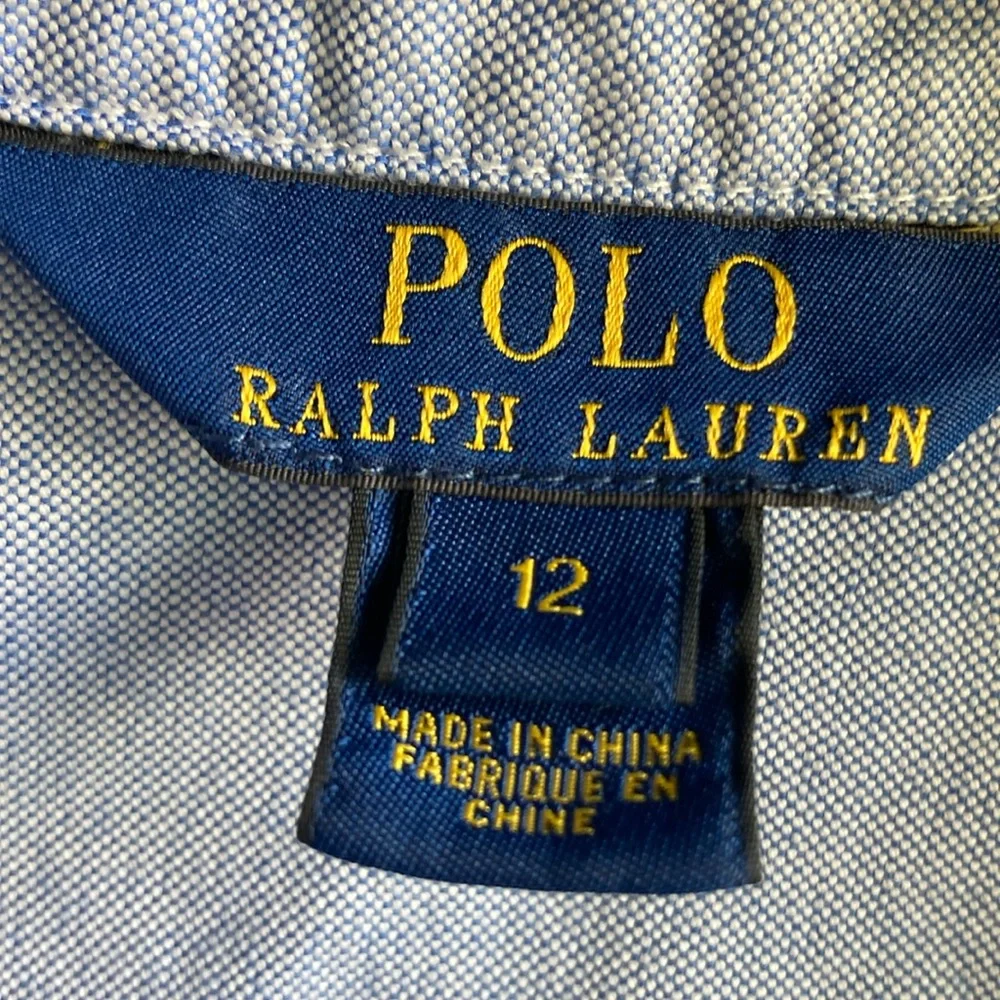 Polo Ralph Lauren Kids Blue Shirt Dress - Picture 2 of 4